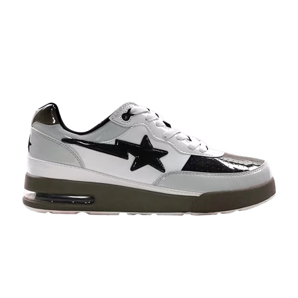 Bapesta Low White Grey