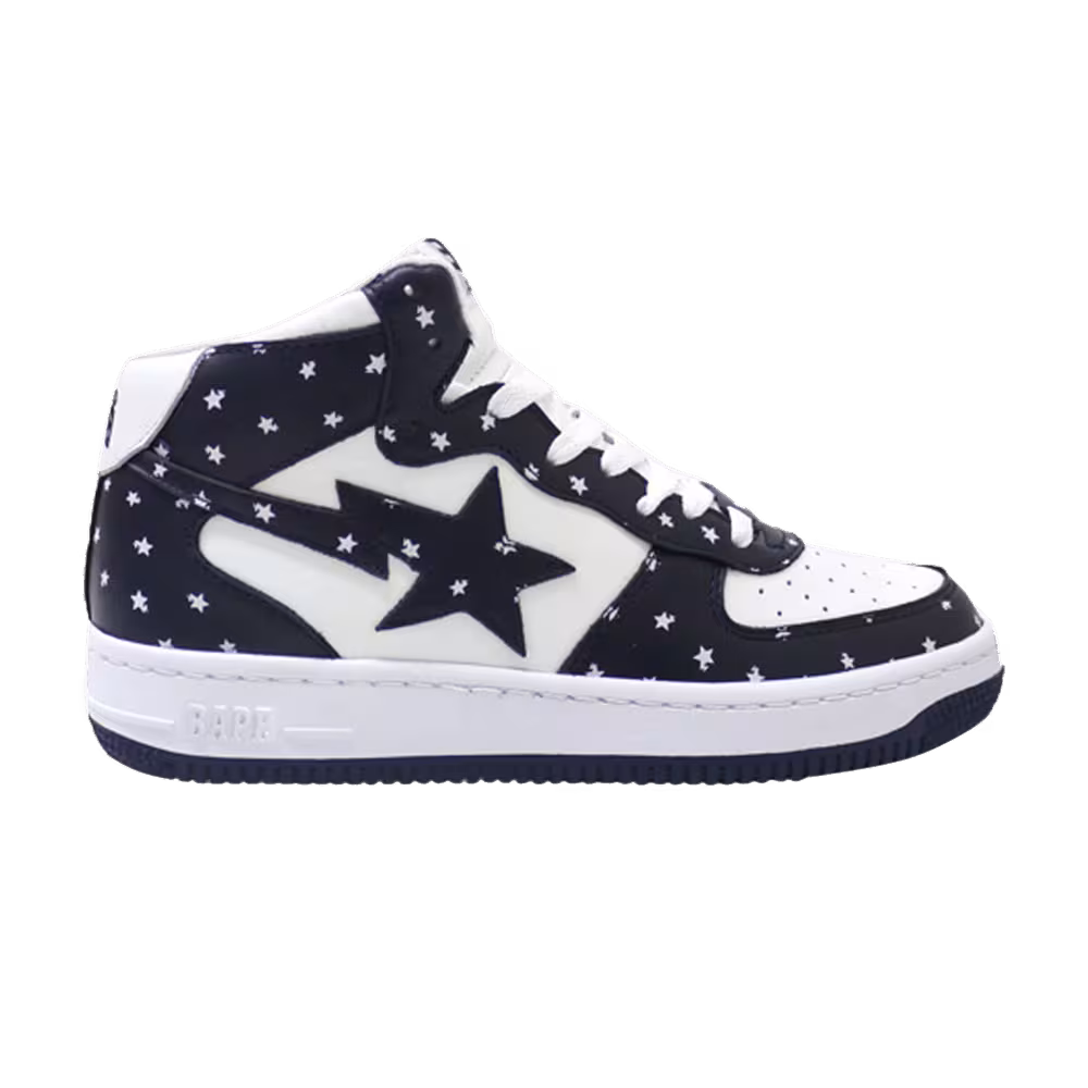 Bapesta Mid Navy Stars