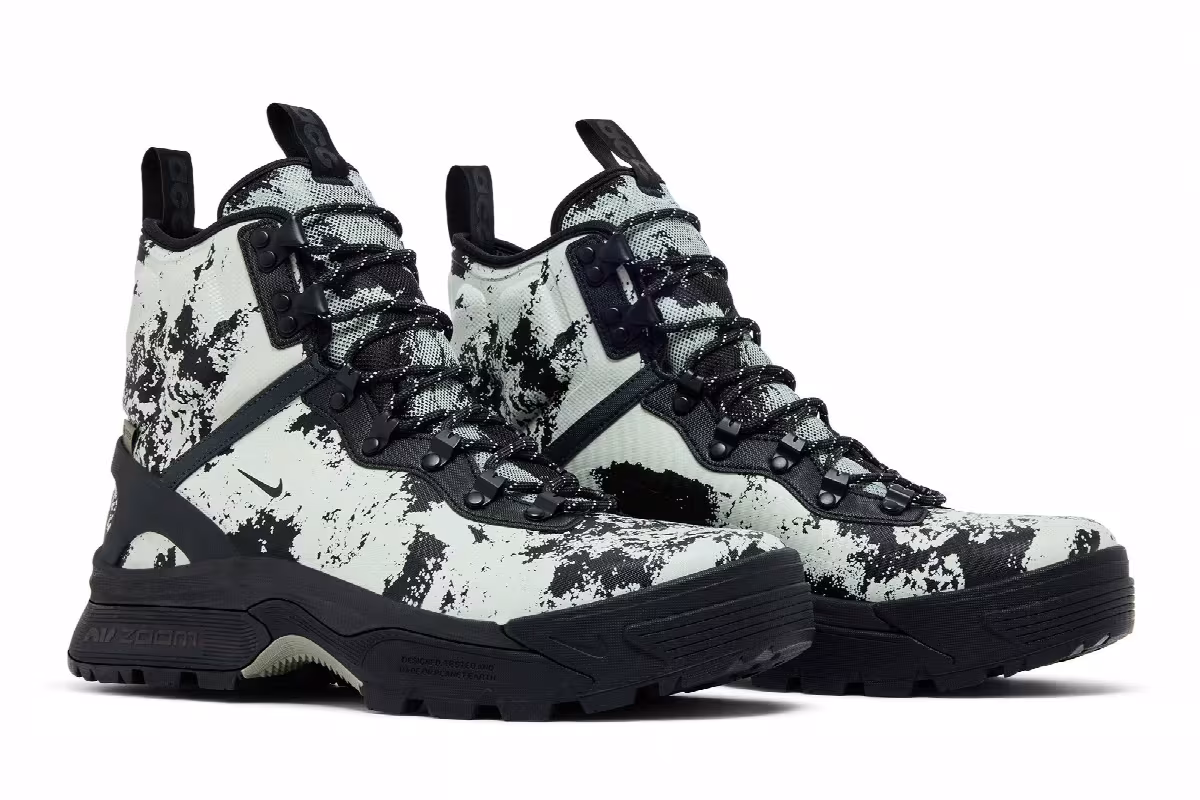 Nike ACG Zoom Gaiadome GORE-TEX SE Digi Camo White Black, view 9