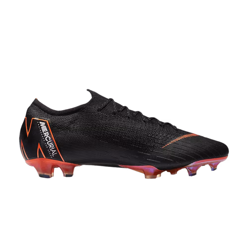 Nike Vapor 12 Elite FG Black Total Orange