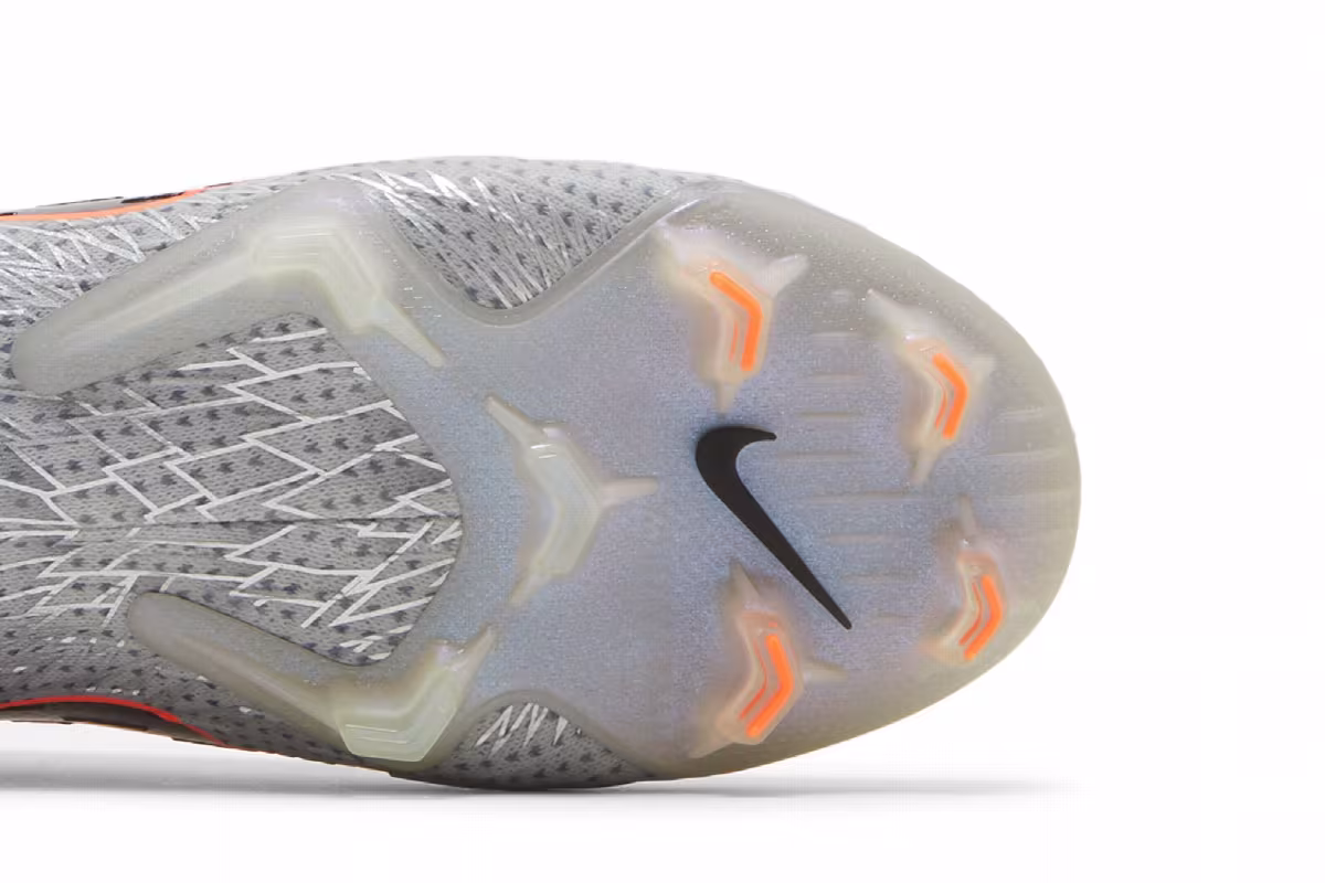 Nike Vapor 12 Elite FG Wolf Grey Hyper Crimson, view 6