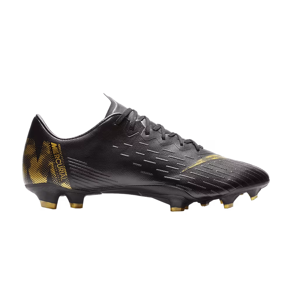 Nike Vapor 12 Pro FG Black Metallic Vivid Gold