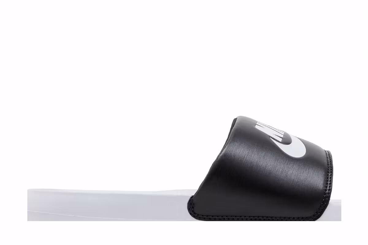 Nike Victori One Slide Mix White Black, view 3