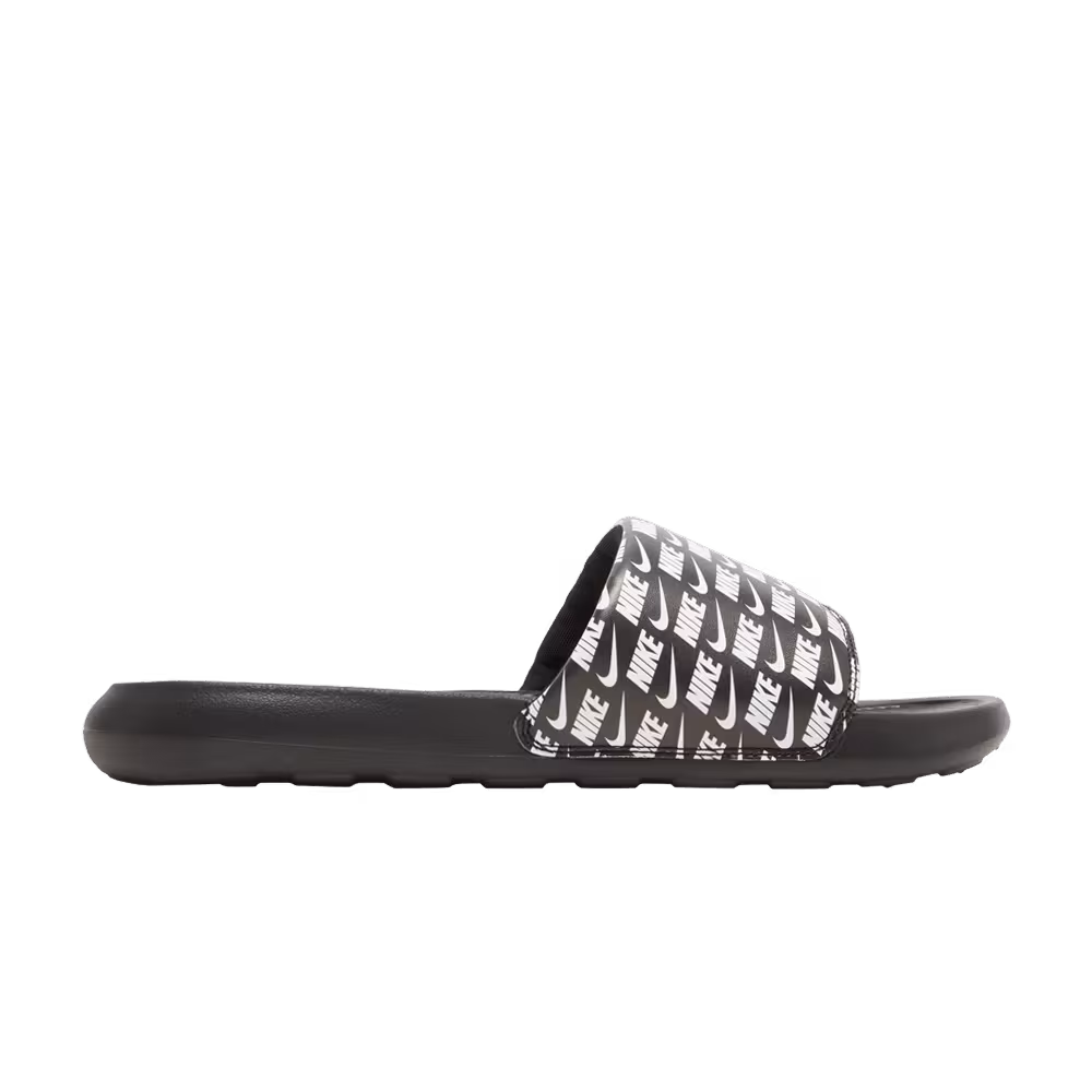 Nike Victori One Slide Print Repeat Logo - Black