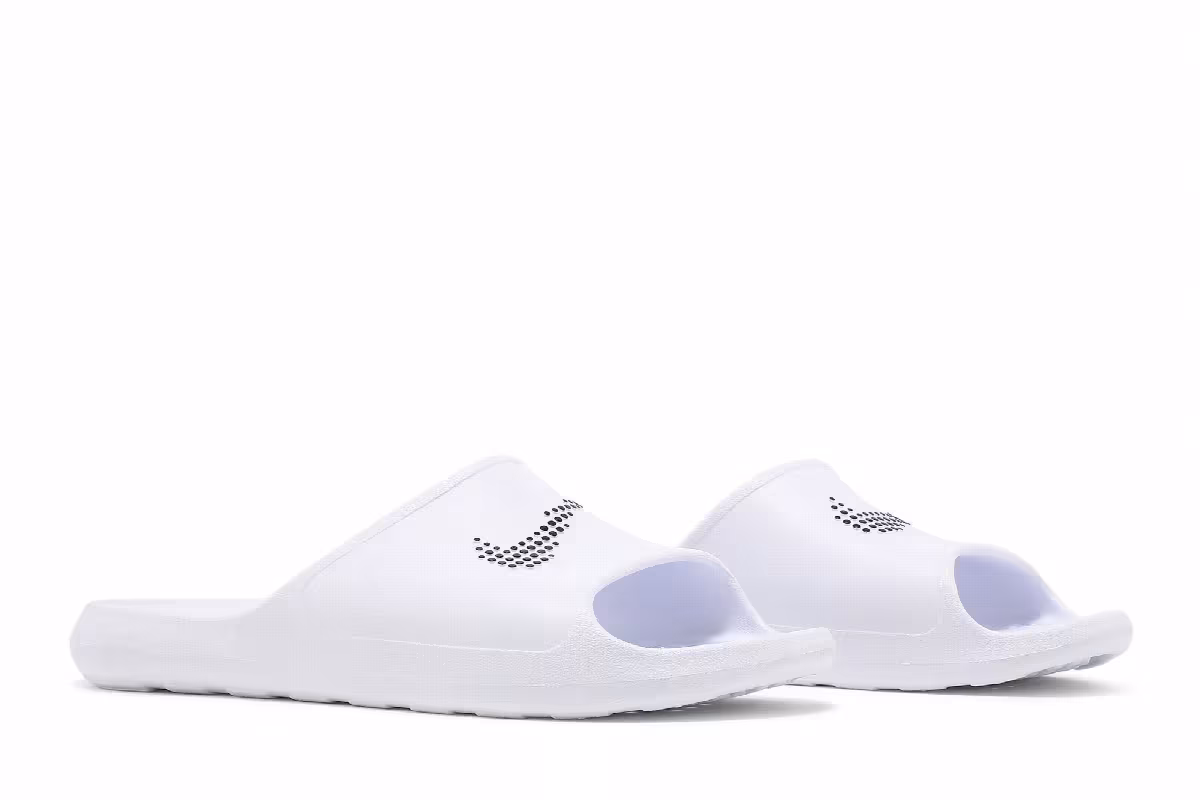 Nike Victori One Slide Polka Swoosh - White, view 9