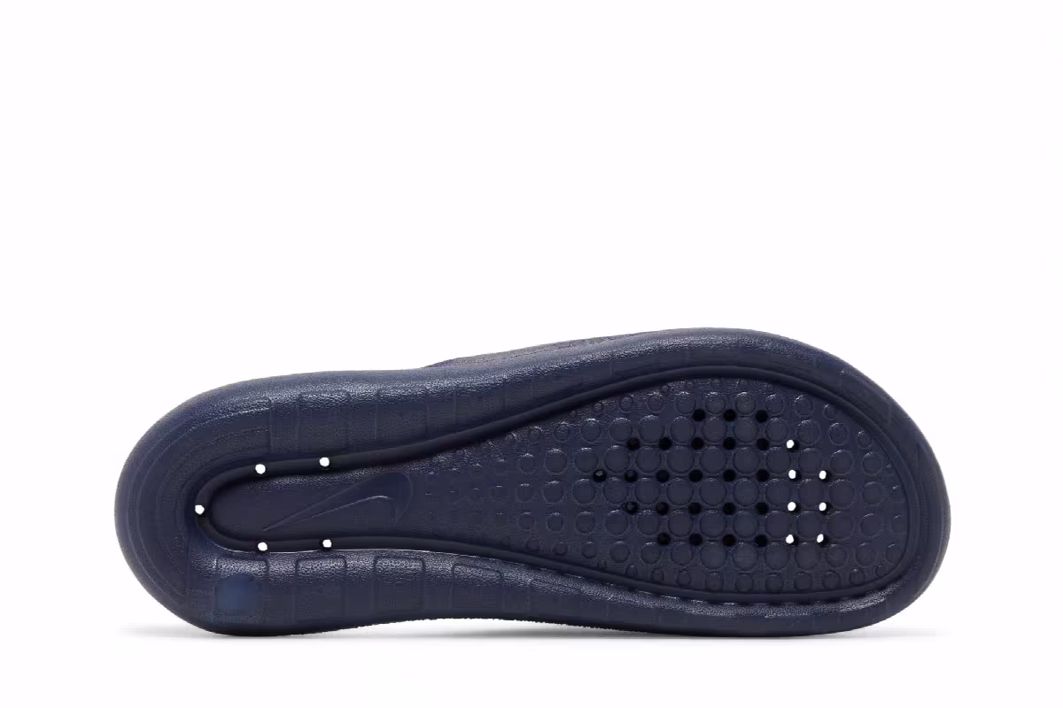 Nike Victori One Slide Polka Swoosh - Midnight Navy, view 5