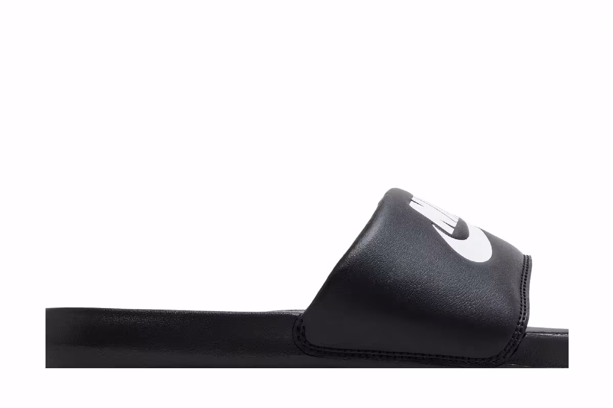 Nike Women's Victori One Slide Black White, view 3