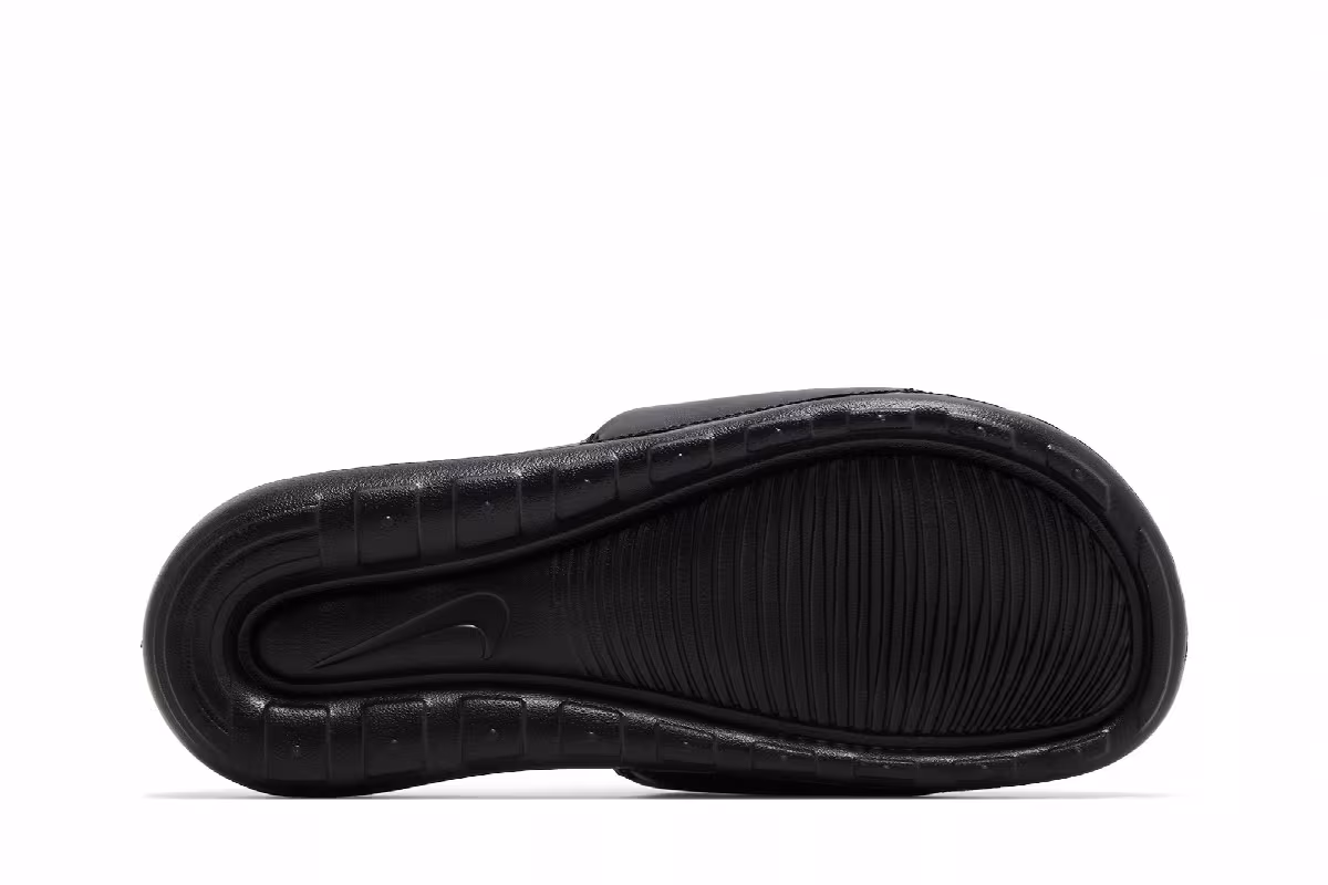 Nike Women's Victori One Slide Black White, view 5