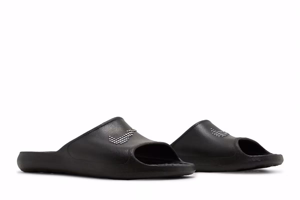 Nike Victori One Slide Polka Swoosh - Black, view 9