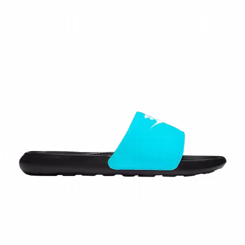 Nike Victori One Slide 'Black Chlorine Blue'