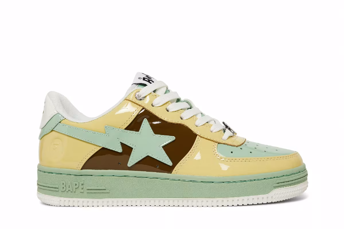 Women's Bapesta #2 Brown Beige, view 2