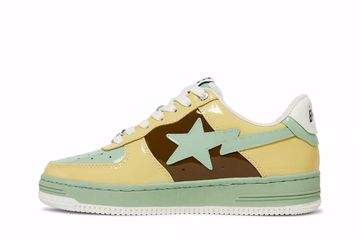 Women's Bapesta #2 Brown Beige, view 4