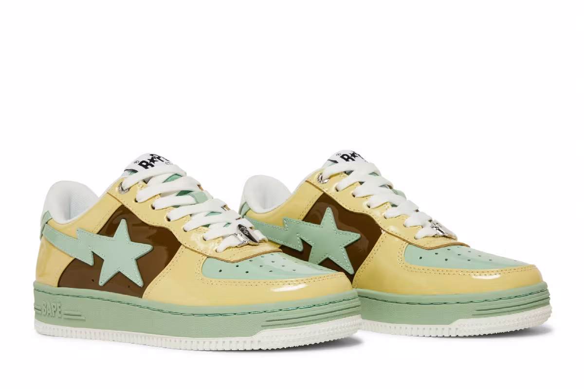 Women's Bapesta #2 Brown Beige, view 9