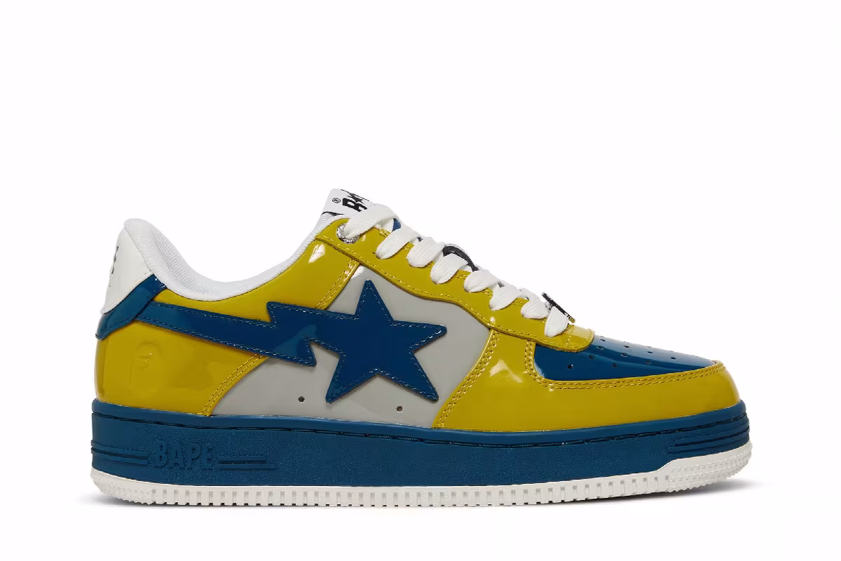Women's Bapesta #2 Yellow, view 2