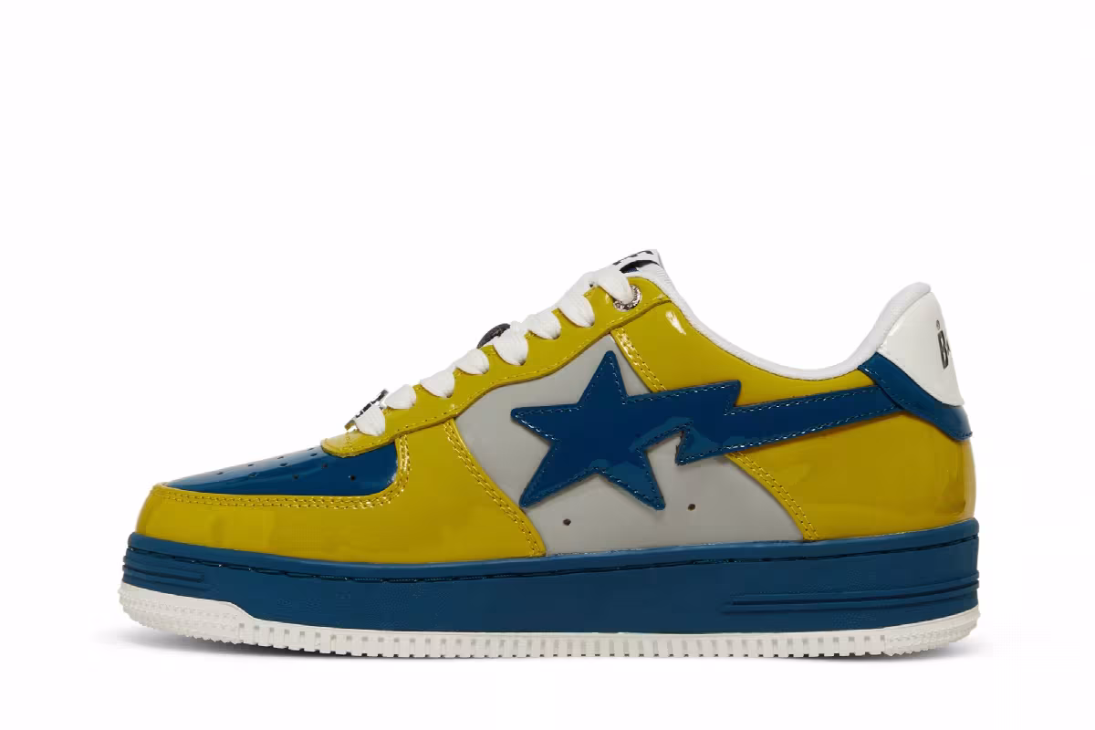 Women's Bapesta #2 Yellow, view 4