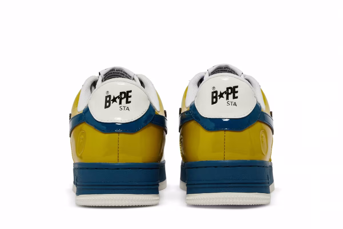 Women's Bapesta #2 Yellow, view 7