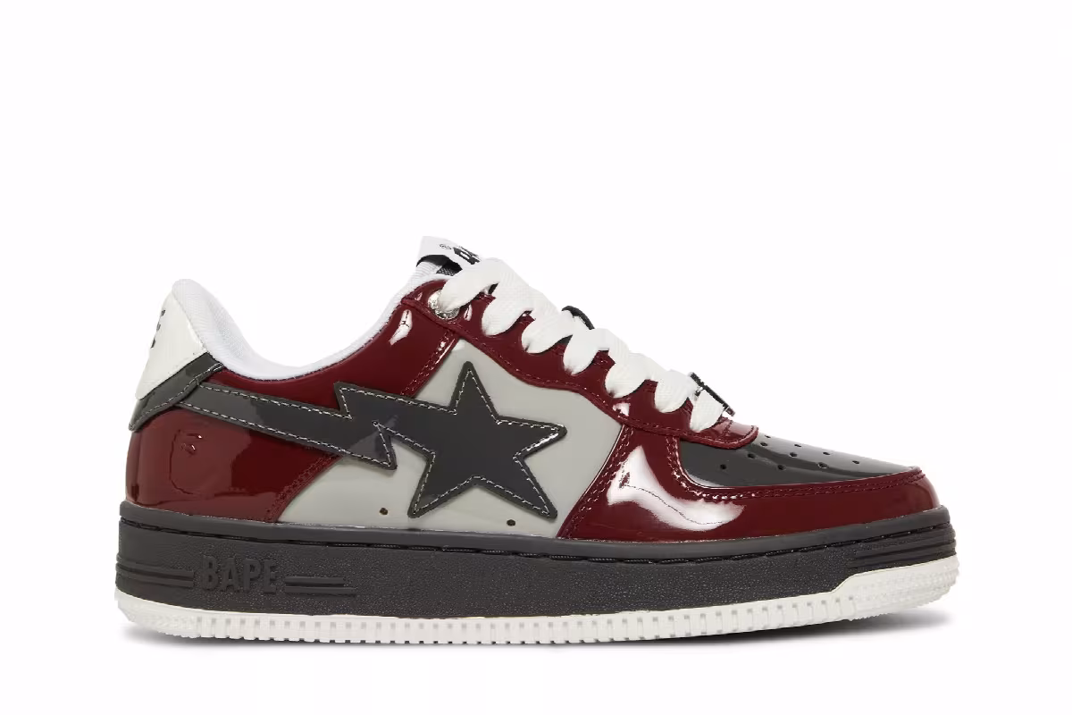 Women's Bapesta #2 Brick Red, view 2