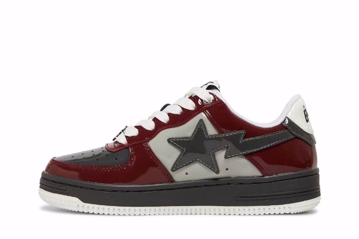 Women's Bapesta #2 Brick Red, view 4