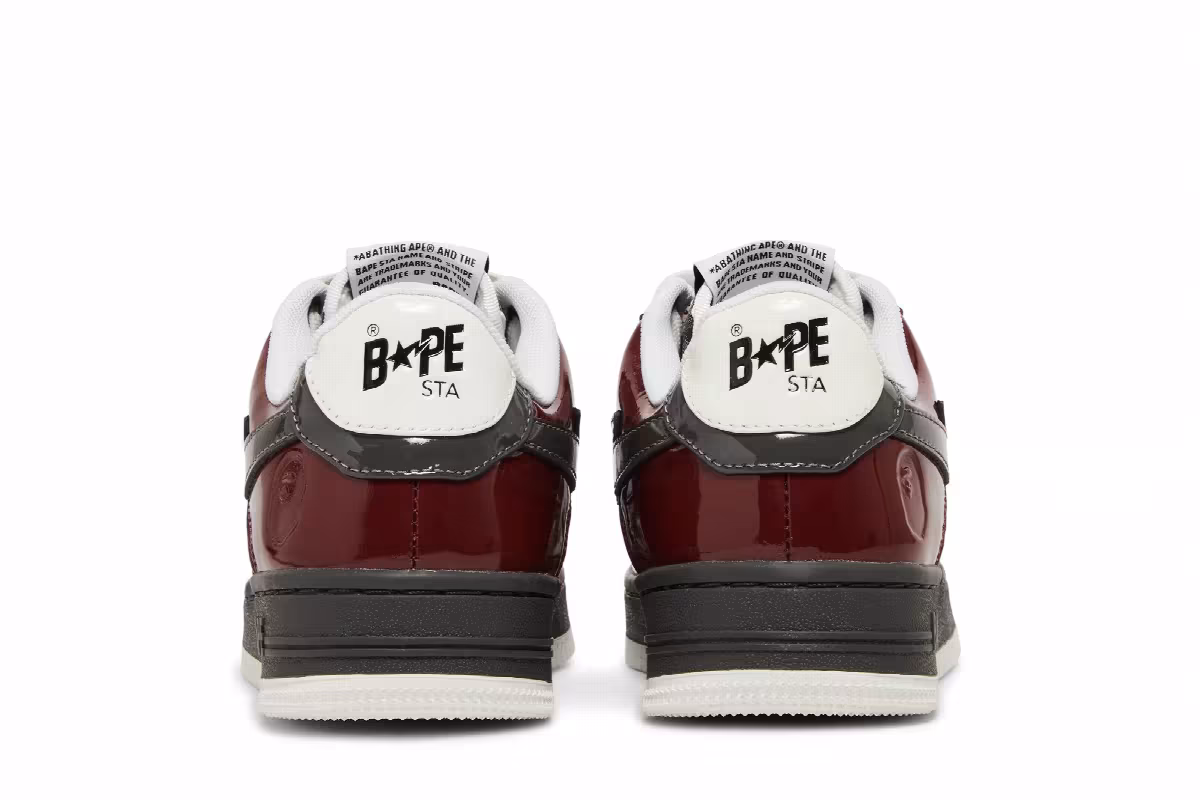 Women's Bapesta #2 Brick Red, view 7