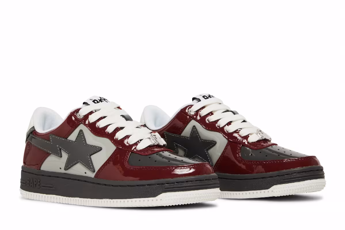 Women's Bapesta #2 Brick Red, view 9