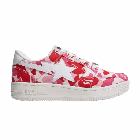 Wmns Bapesta Low 'ABC Camo - Pink'