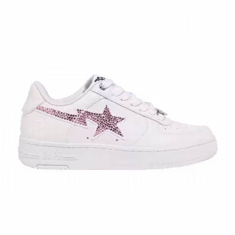 Wmns Bapesta #50 'White Pink Crystals'