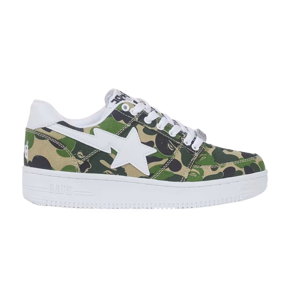 Women's Bapesta Low ABC Camo - Green