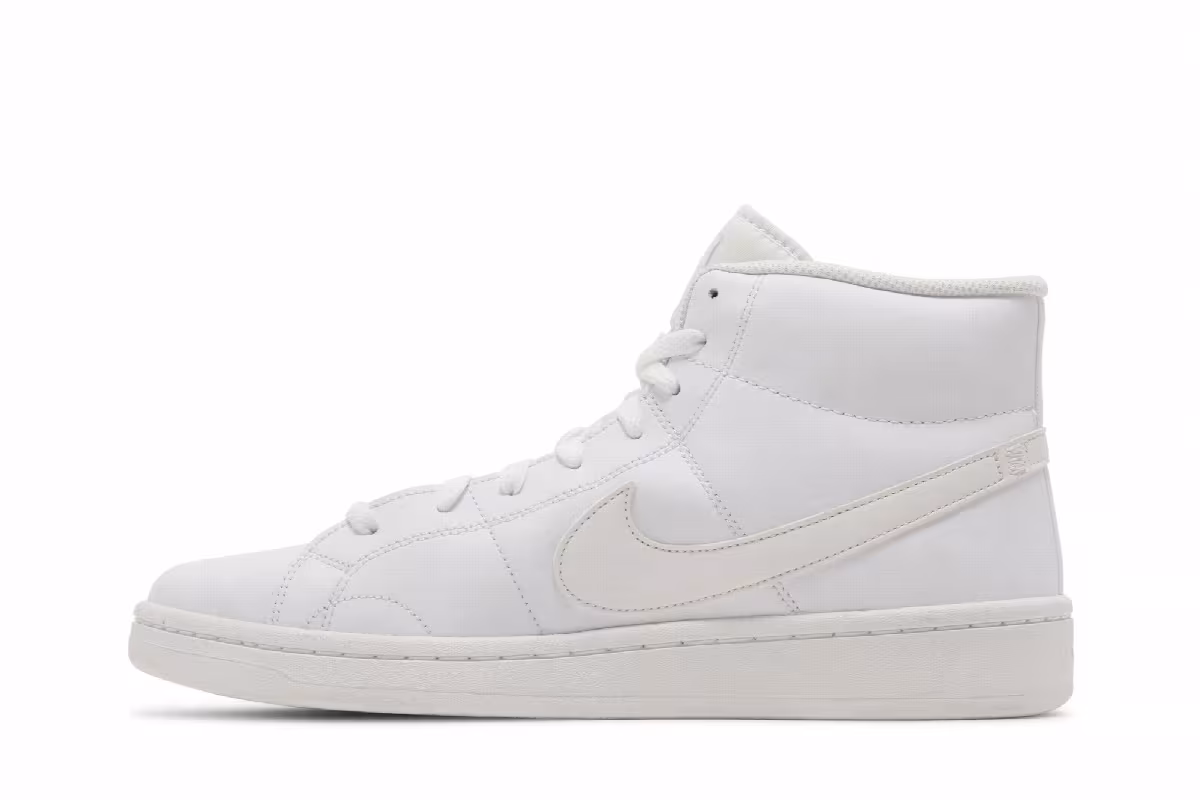 Nike Women's Court Royale 2 Mid Triple White, view 4