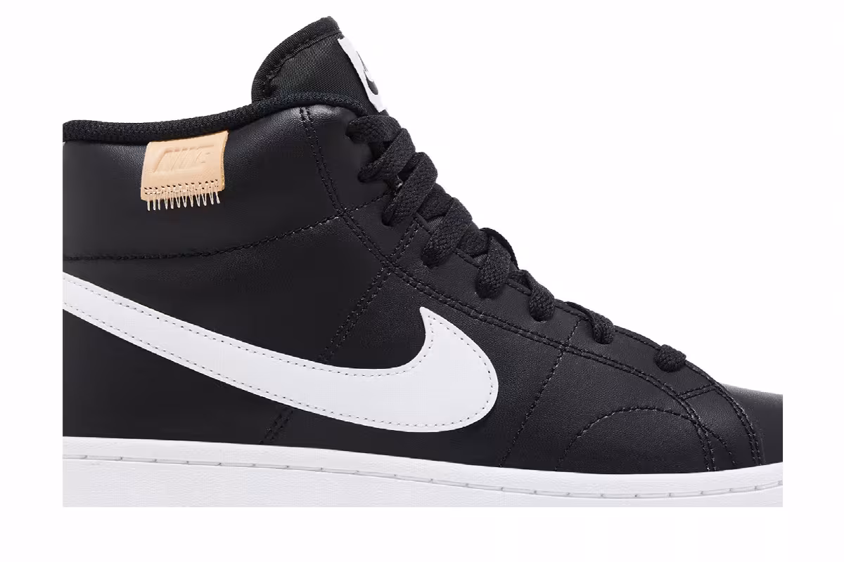 Nike Women's Court Royale 2 Mid Black White, view 3
