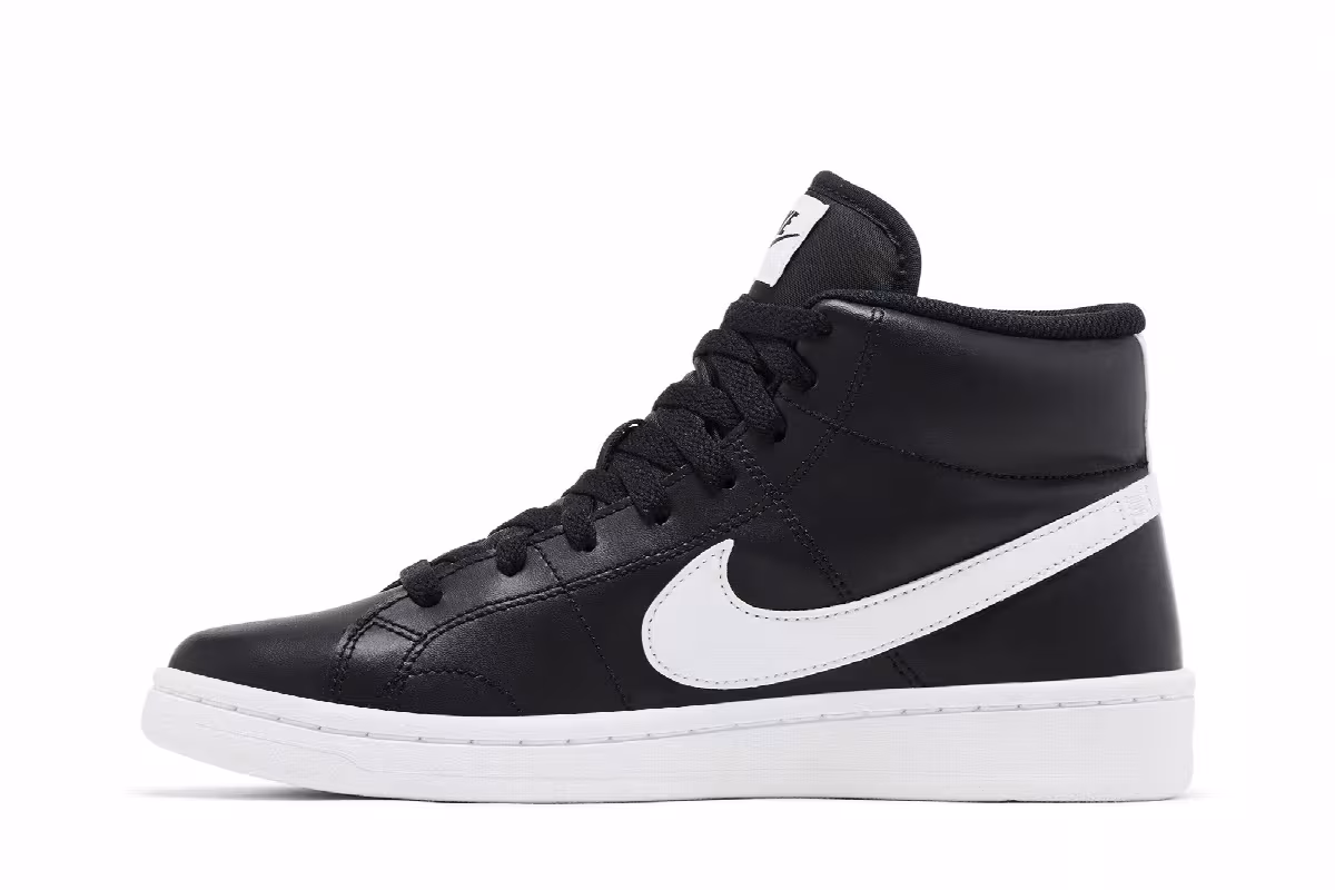 Nike Women's Court Royale 2 Mid Black White, view 4