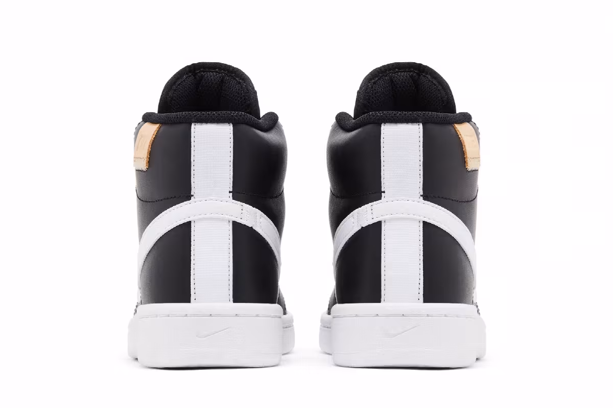 Nike Women's Court Royale 2 Mid Black White, view 7