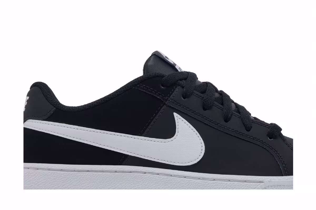 Nike Women's Court Royale Black White, view 3