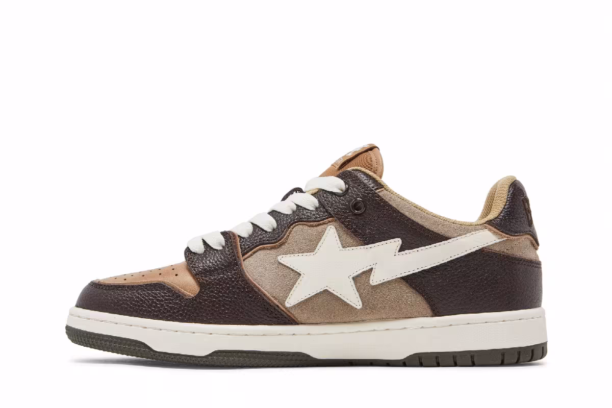 BAPE Sk8 Sta Beige, view 4