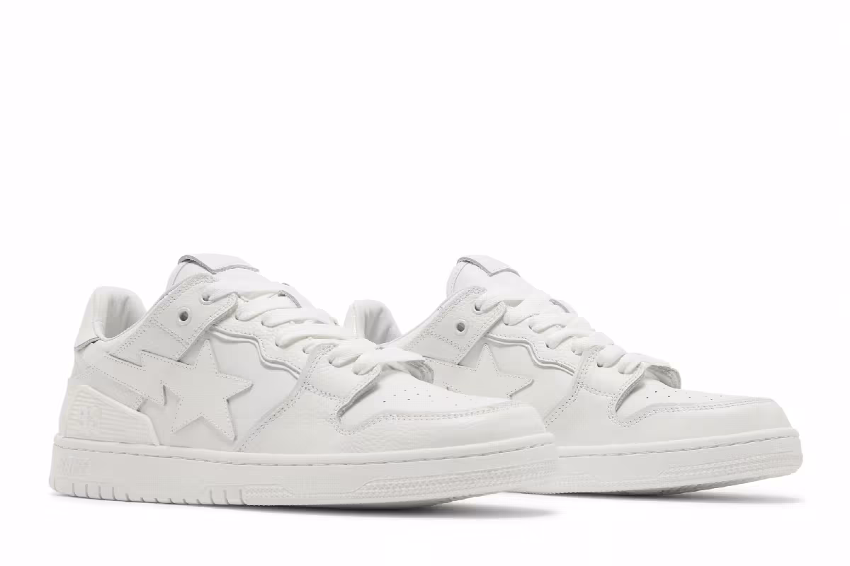 BAPE Sk8 Sta #3 M1 White, view 9
