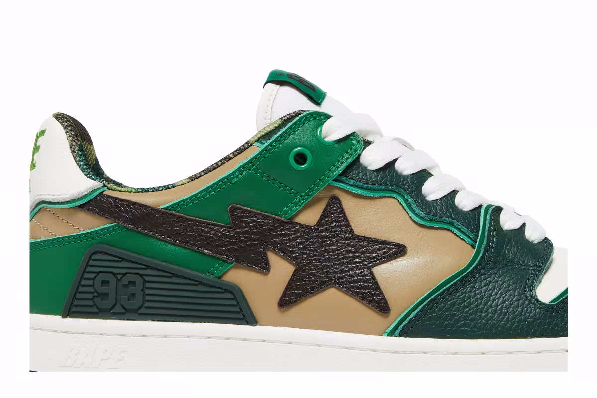 BAPE Sk8 Sta #2 ABC Camo - Green, view 3