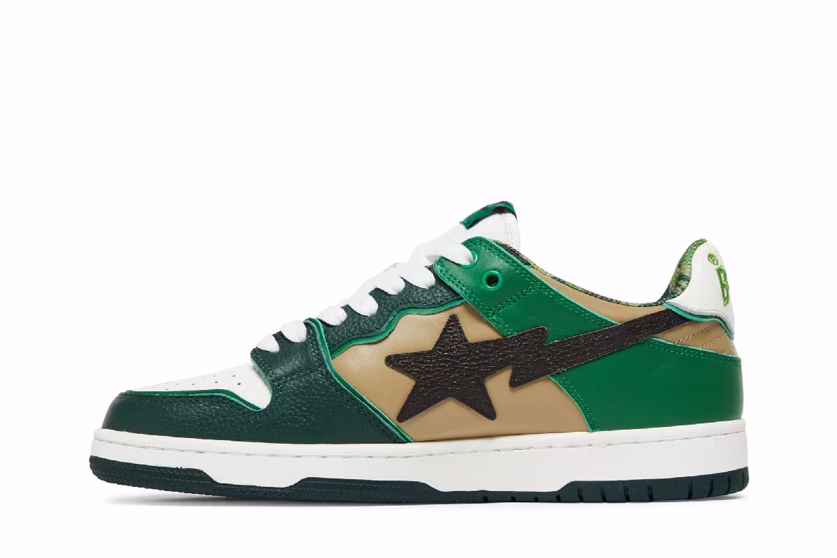 BAPE Sk8 Sta #2 ABC Camo - Green, view 4