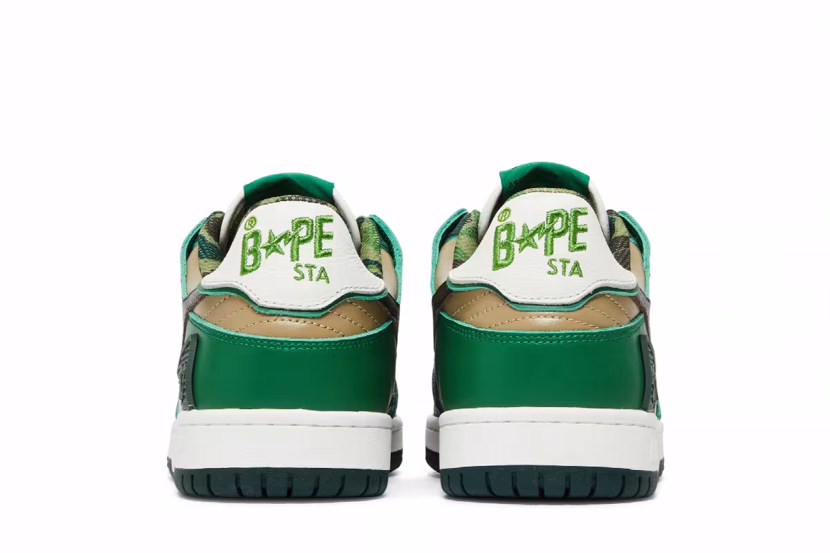 BAPE Sk8 Sta #2 ABC Camo - Green, view 7