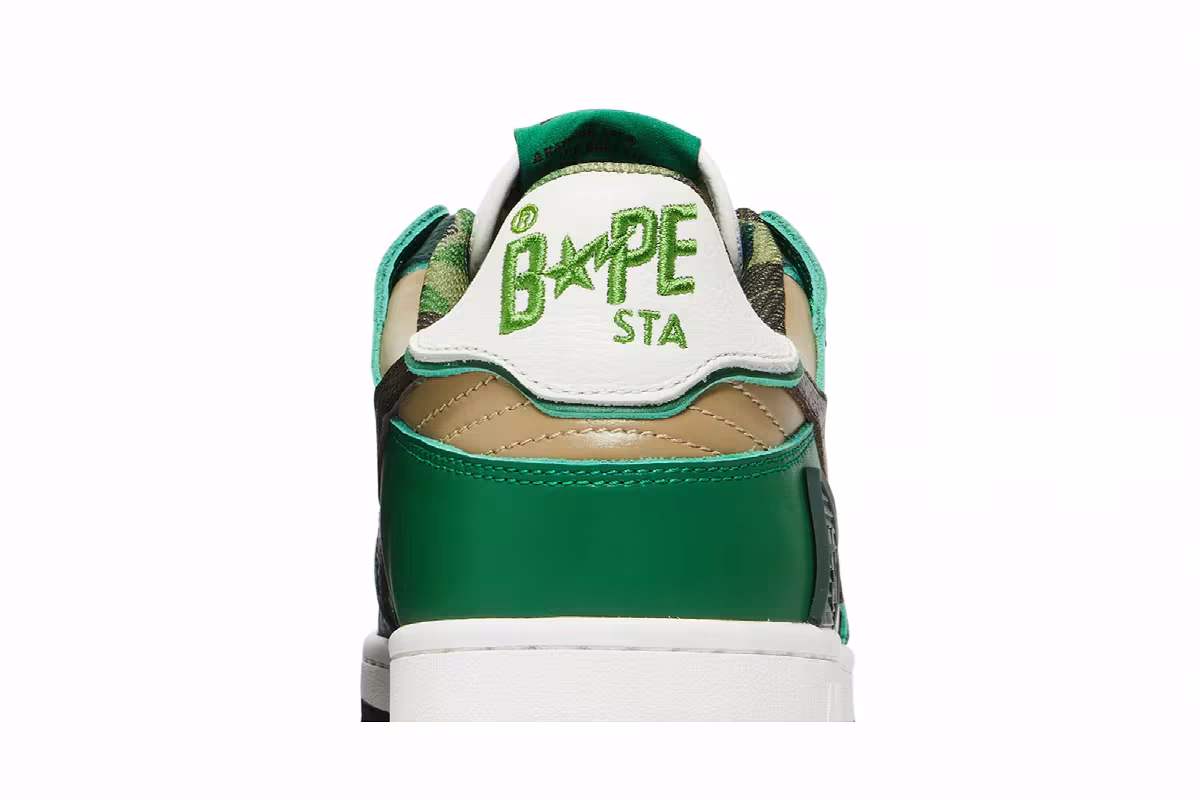 BAPE Sk8 Sta #2 ABC Camo - Green, view 8