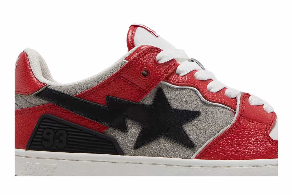 BAPE Sk8 Sta #1 Red, view 3