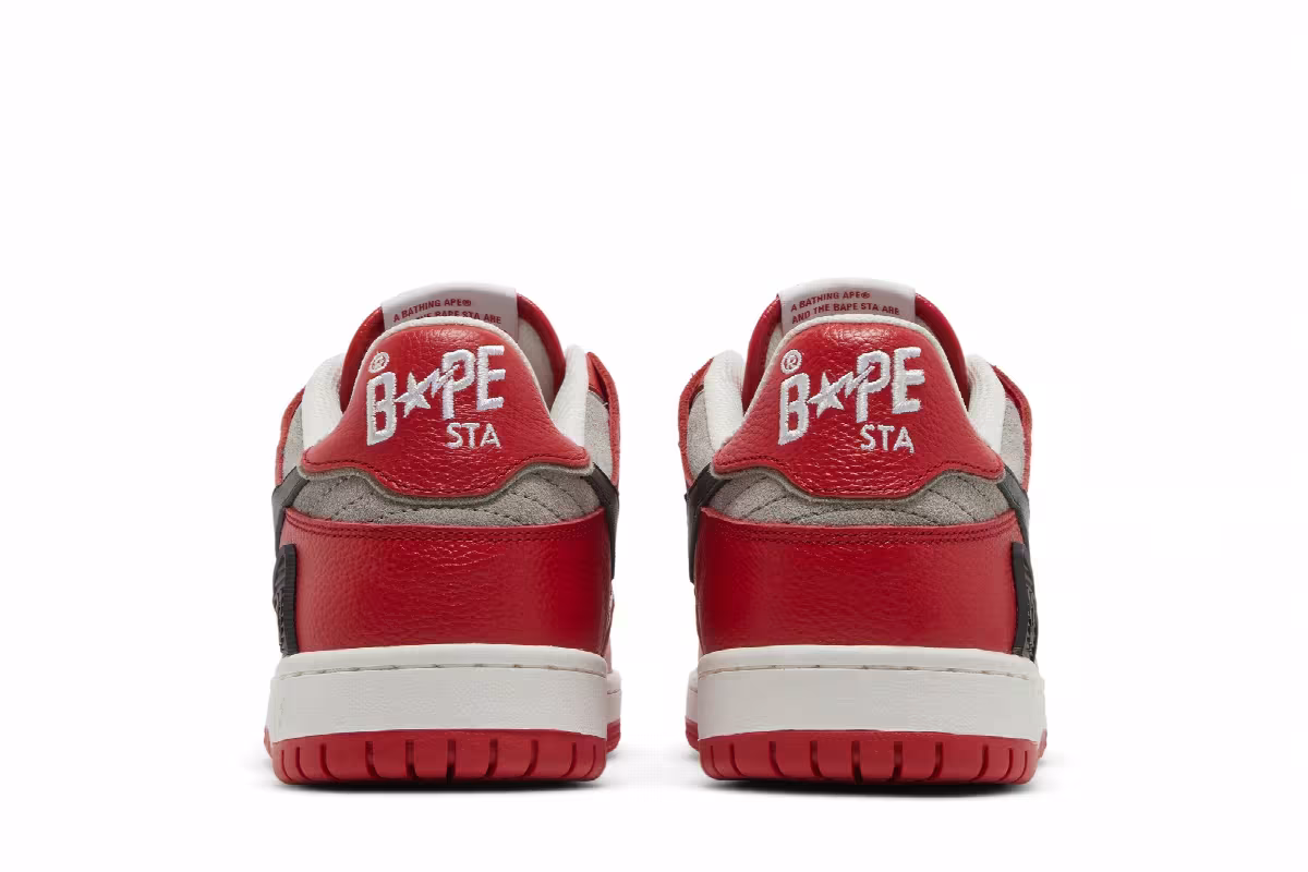 BAPE Sk8 Sta #1 Red, view 7