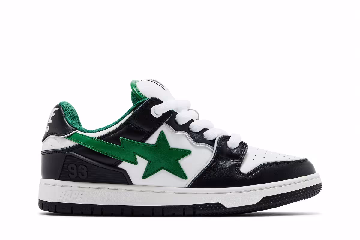 BAPE Sk8 Sta #1 M2 Black, view 2