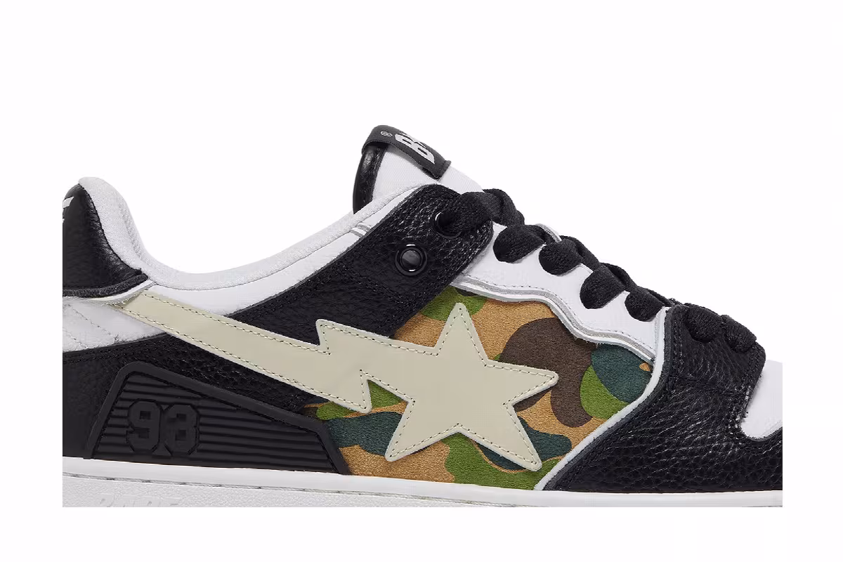 BAPE Sk8 Sta Alternate Black Camo, view 3