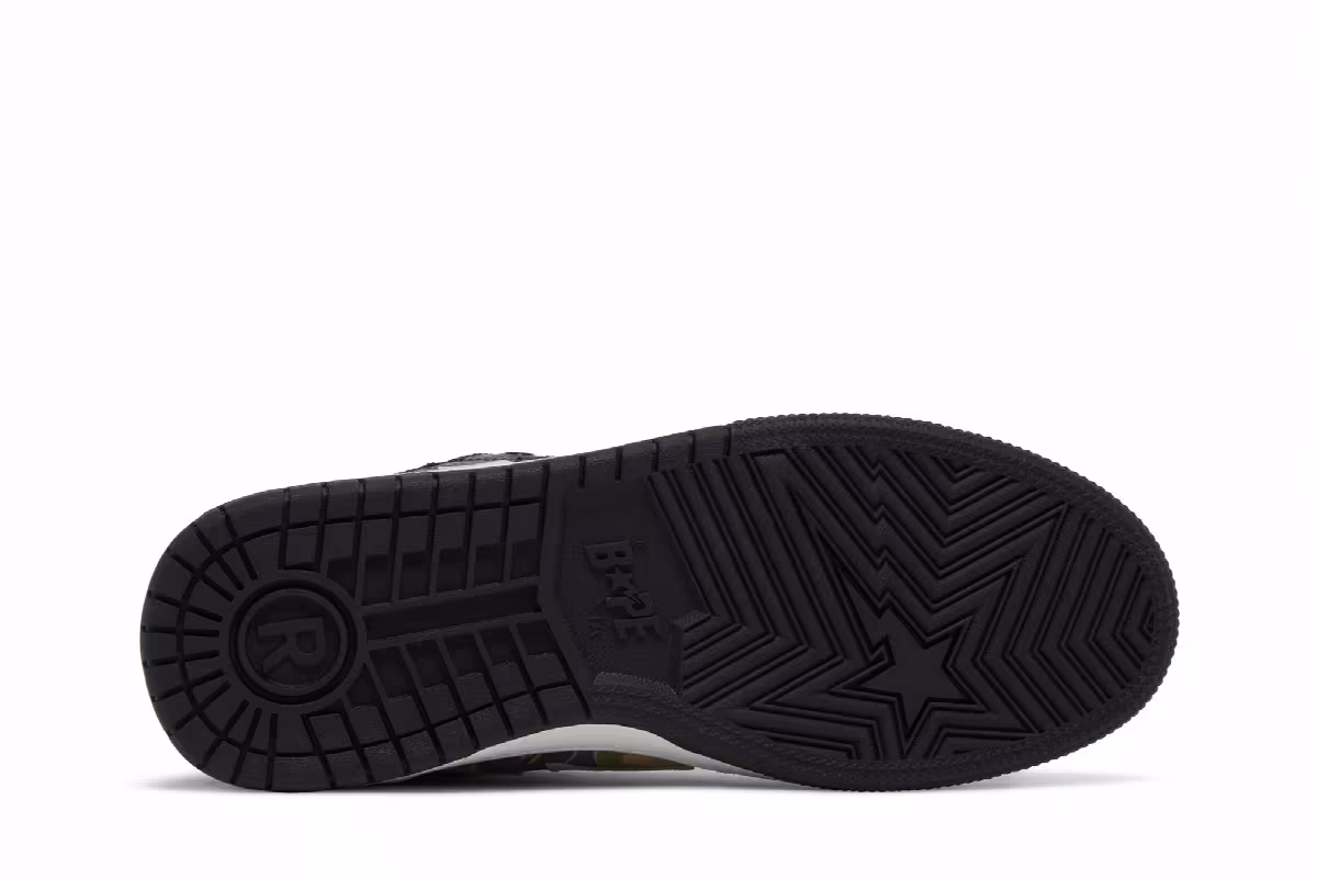 BAPE Sk8 Sta Alternate Black Camo, view 5