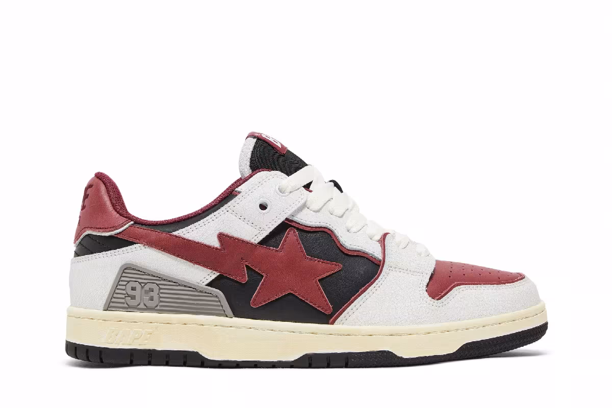 BAPE Sk8 Sta #4 Red, view 2
