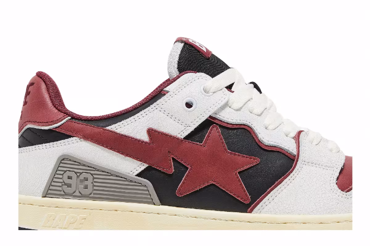 BAPE Sk8 Sta #4 Red, view 3