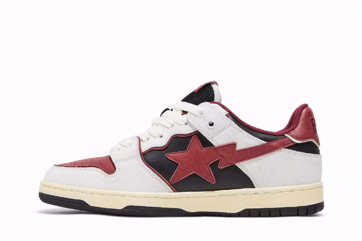 BAPE Sk8 Sta #4 Red, view 4