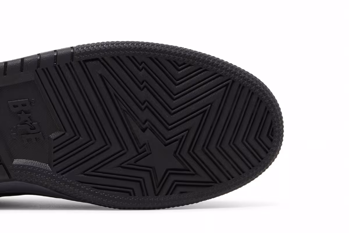 BAPE Sk8 Sta Black Red, view 6