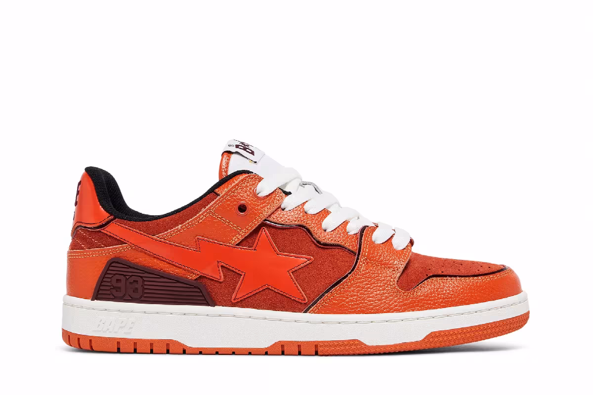 BAPE Sk8 Sta #2 M1 Orange, view 2