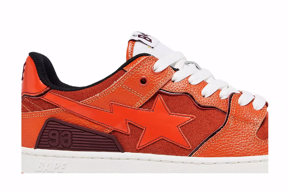 BAPE Sk8 Sta #2 M1 Orange, view 3