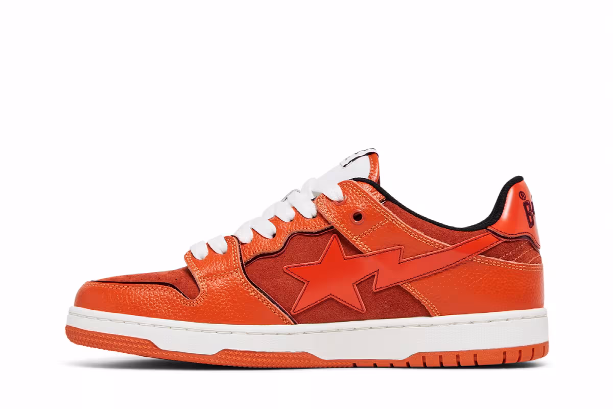 BAPE Sk8 Sta #2 M1 Orange, view 4